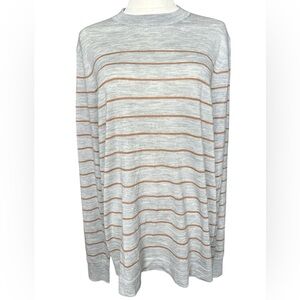 Nordstrom Merino Wool & Silk Long Sleeve Shirt/Sweater